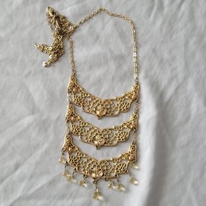 Chloe and Isabel Sunlit Sahara Ladder Statement Necklace